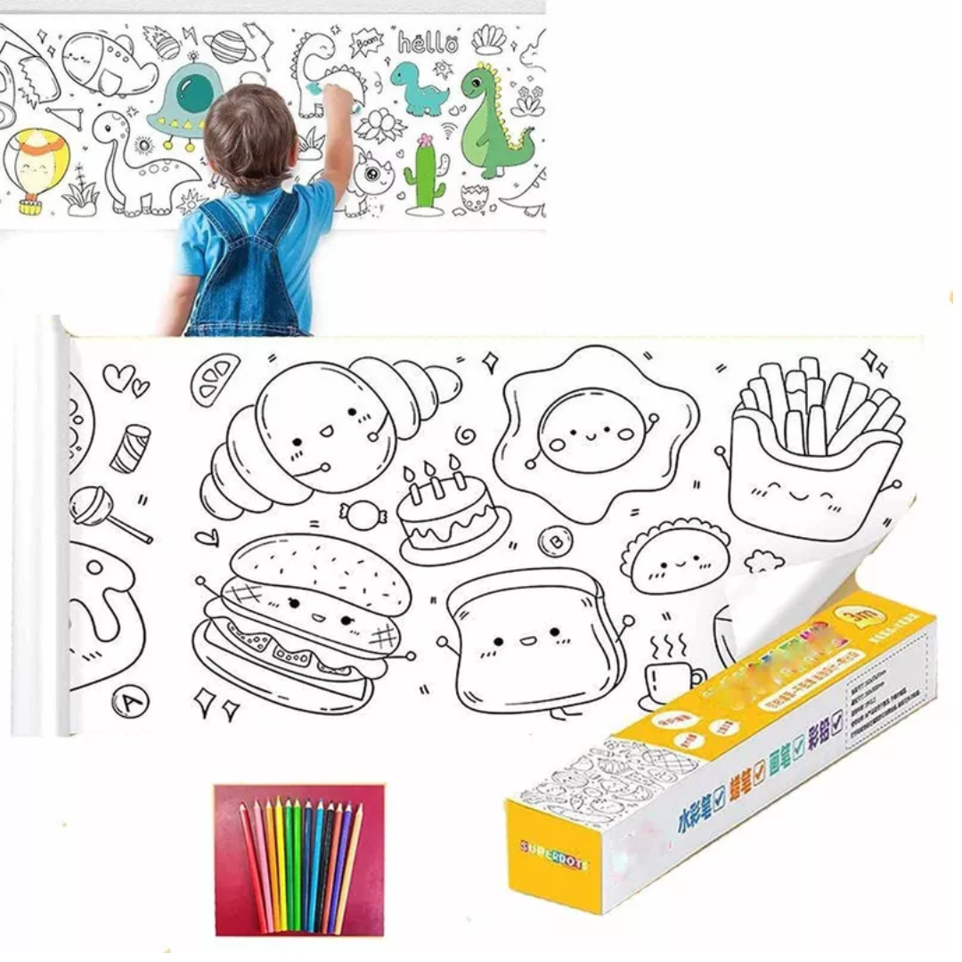 Papel Adhesivo Dibujos Para Pintar